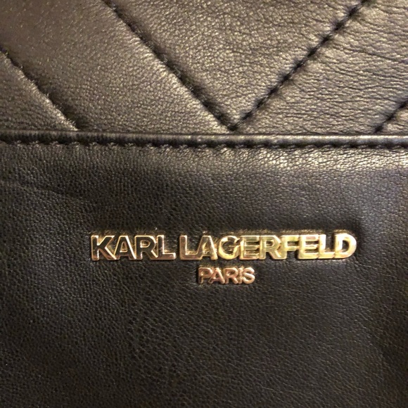 Karl Lagerfeld Paris black handbag - Picture 4 of 6
